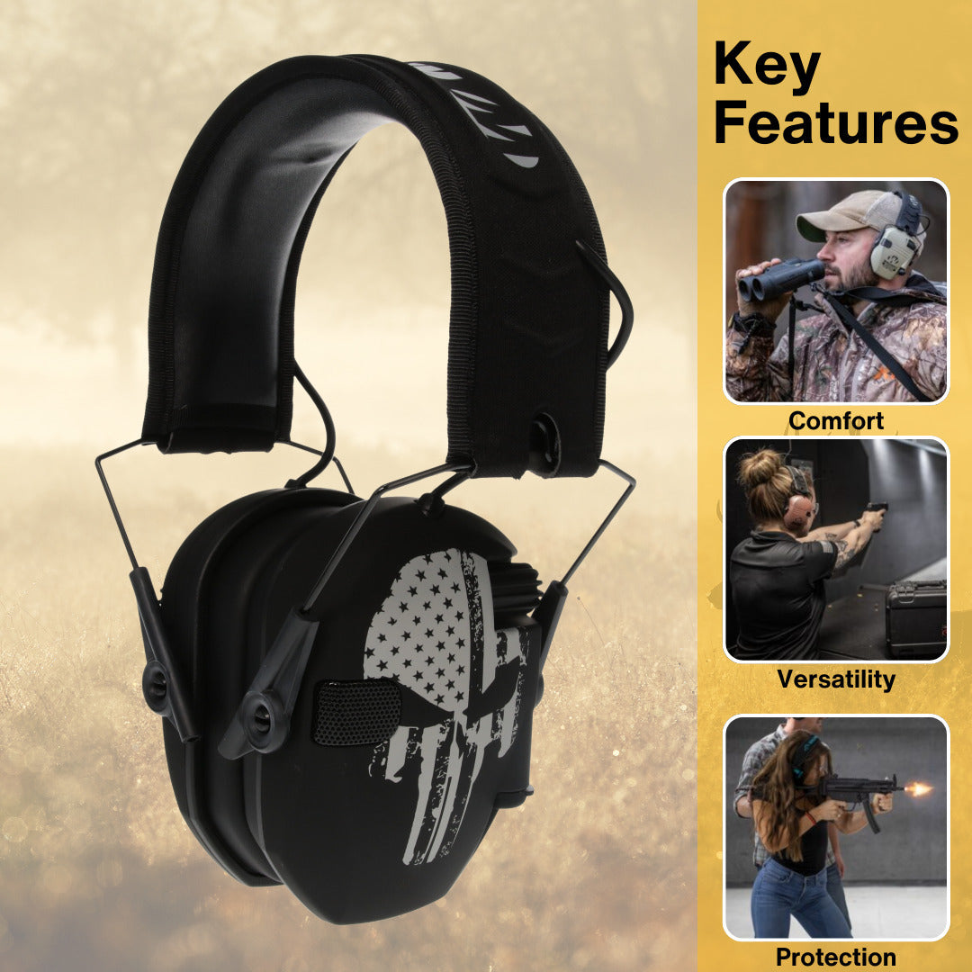 Walkers Razor Walkie Talkie Bundle with Ear Muffs and Accessories