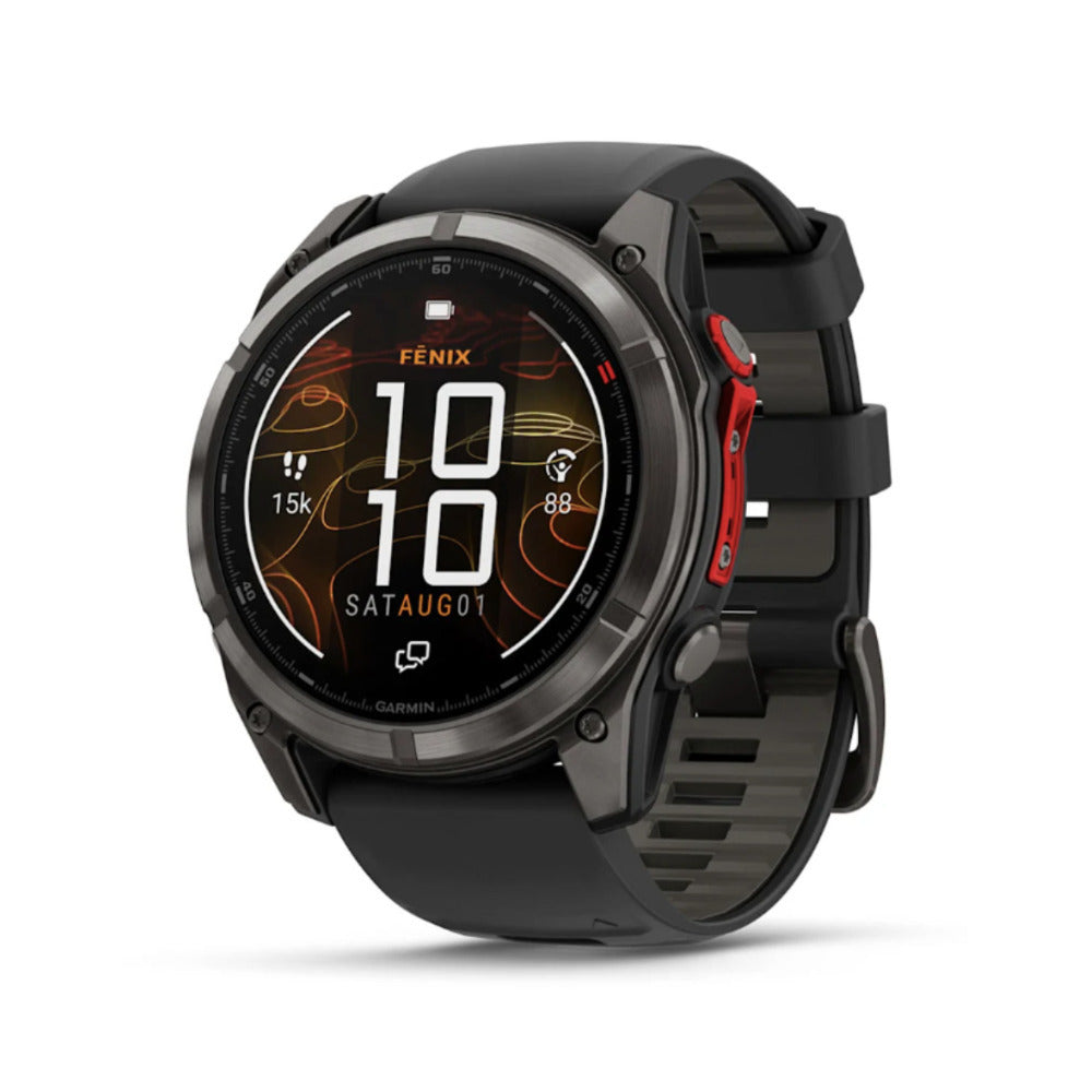Garmin Fenix 8 Pro 51mm Sapphire MicroLED GPS Smartwatch (Carbon Gray DLC)