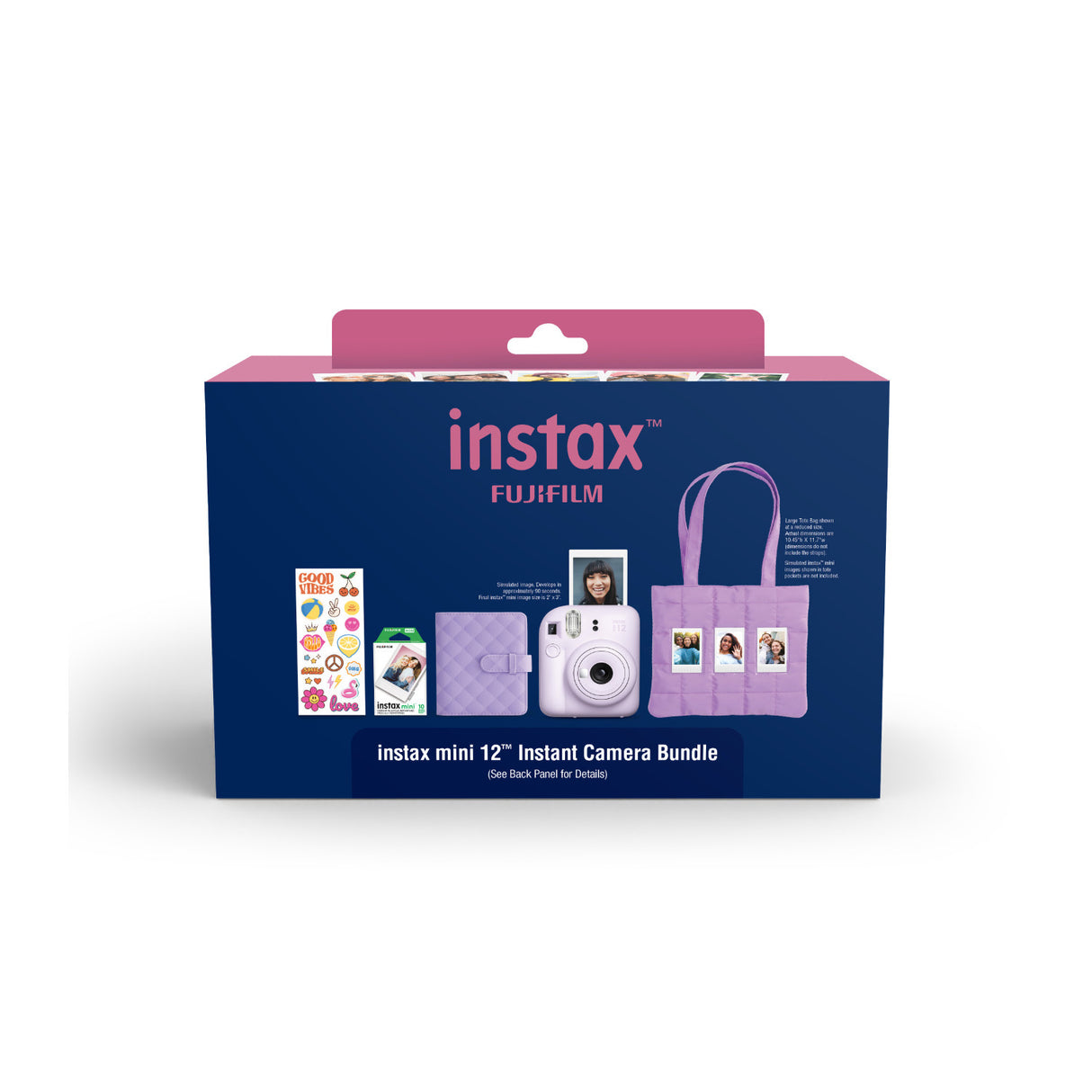 Fujifilm Instax Mini 12 Holiday Bundle 2025 (Purple)