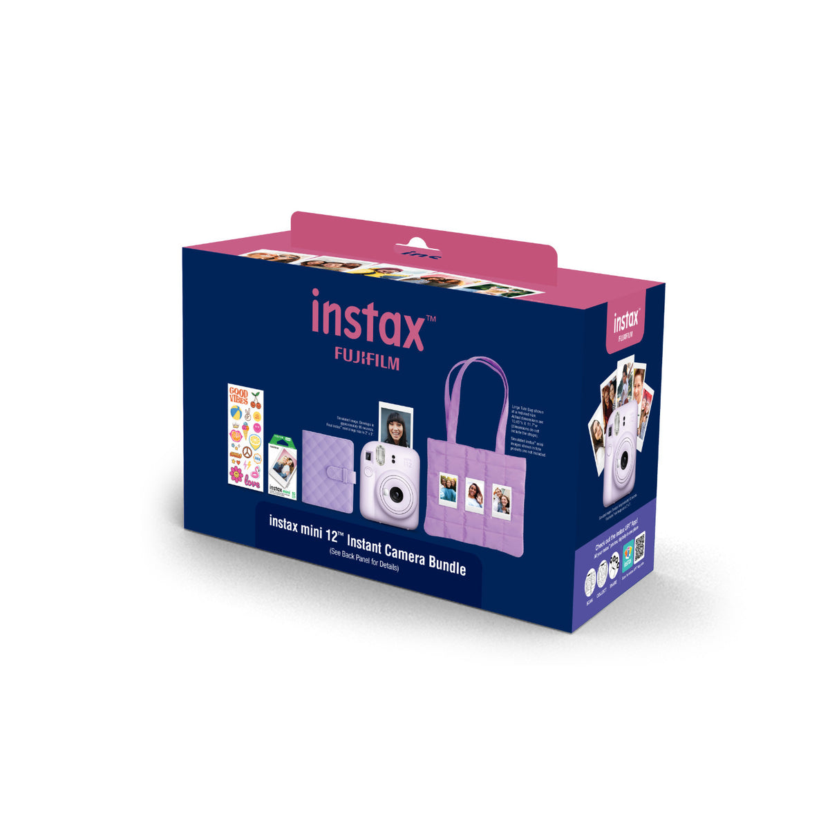 Fujifilm Instax Mini 12 Holiday Bundle 2025 (Purple)