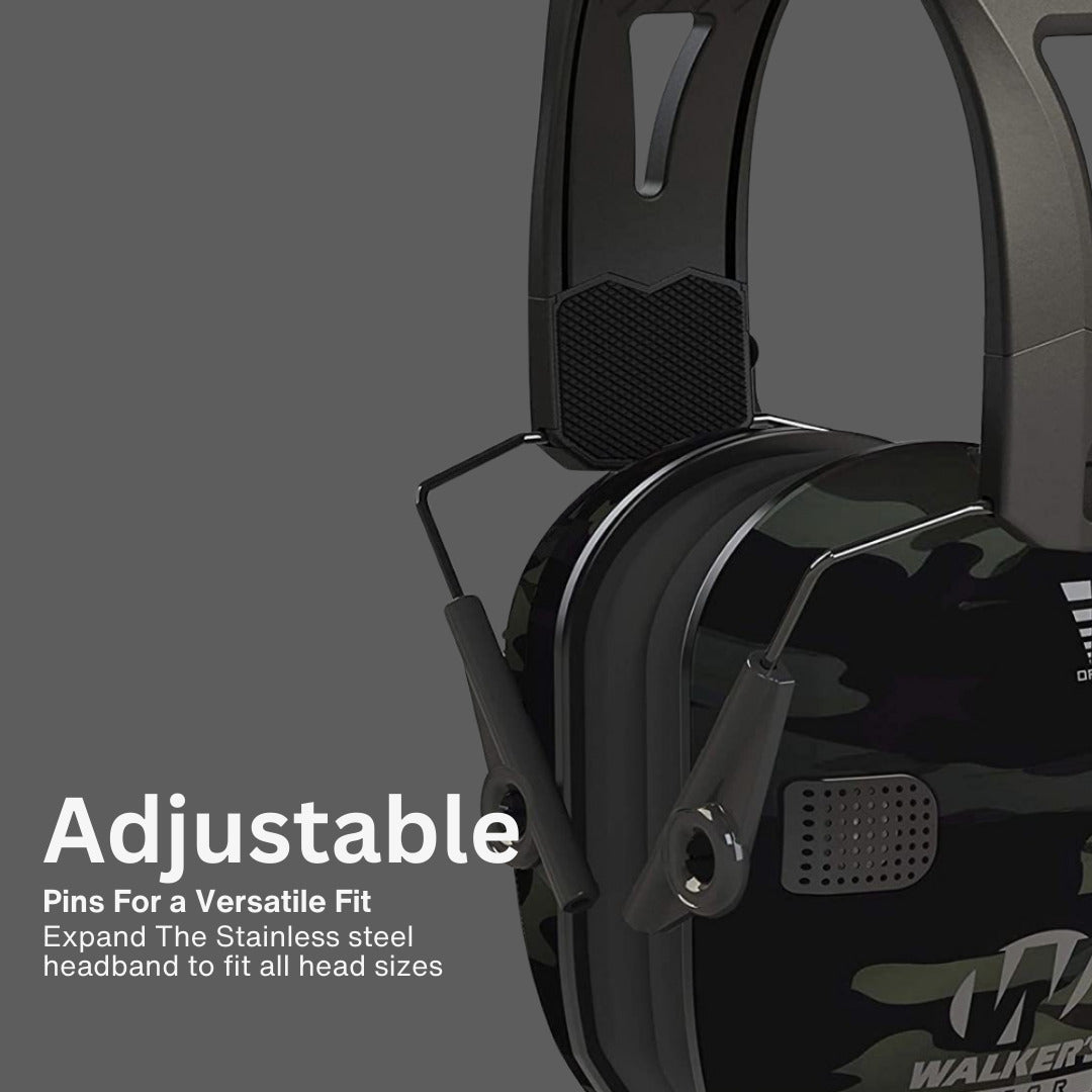 Walkers Razor Walkie Talkie with Razor Tacti-Grip with Rubber Headband Bundle