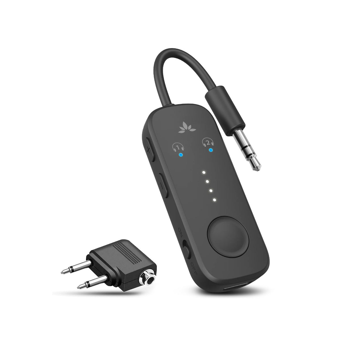 Avantree Relay Premium Bluetooth 5.3 Transmitter with aptX Adaptive (Black)