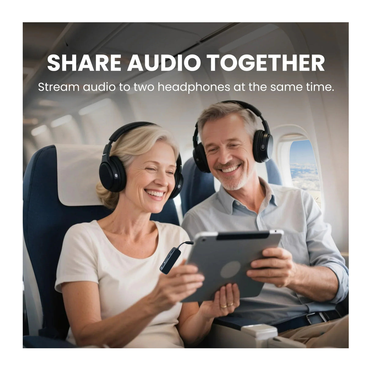 Avantree Relay Premium Bluetooth 5.3 Transmitter with aptX Adaptive (Black)