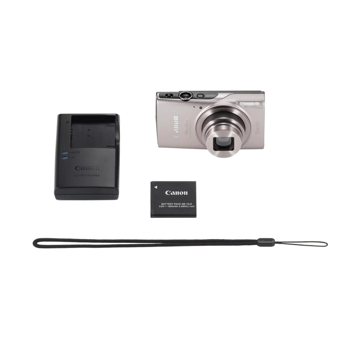 Canon PowerShot ELPH 360 HS A 20.2MP FHD Digital Camera (Silver)