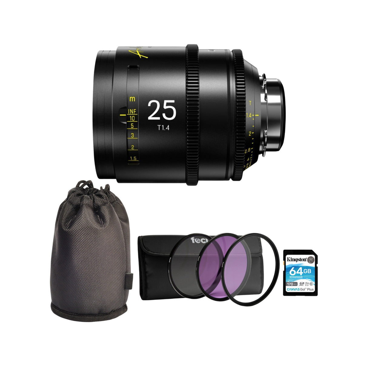 Thypoch DZOFilm Arles 25mm T1.4 FF/VV Prime Cine Lens (ARRI PL) with Accessory