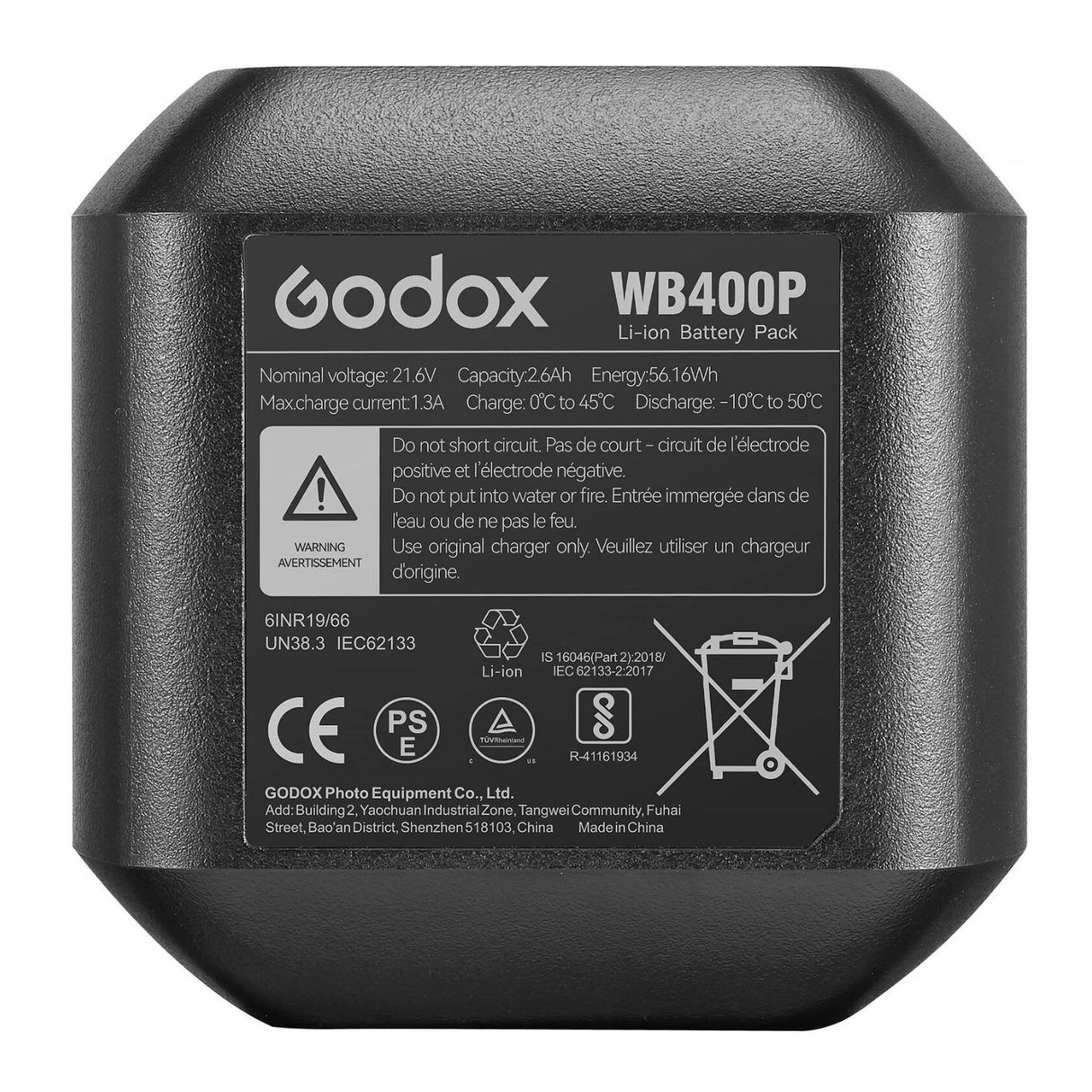 Godox AD400Pro II All-in-One Outdoor Flash 400Ws Up to 460 Full-Power Flashes