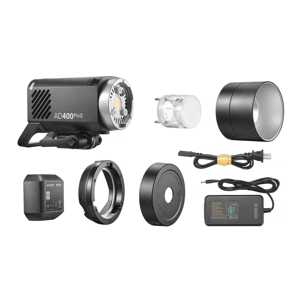 Godox AD400Pro II All-in-One Outdoor Flash 400Ws Up to 460 Full-Power Flashes