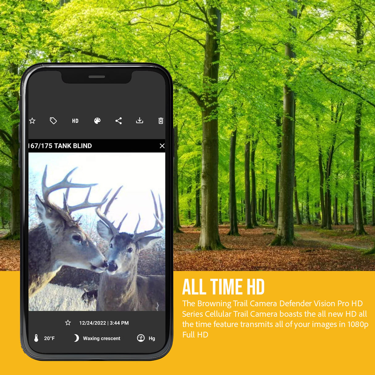 Browning Trail Camera - Defender Wireless Vision Pro HD AI 46MP Bundle