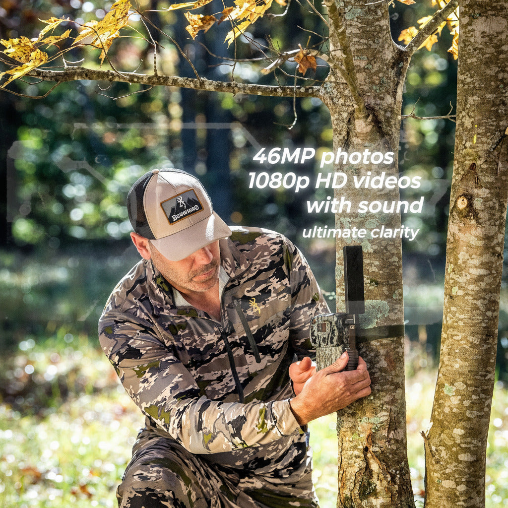 Browning Trail Camera - Defender Wireless Vision Pro HD AI 46MP Bundle