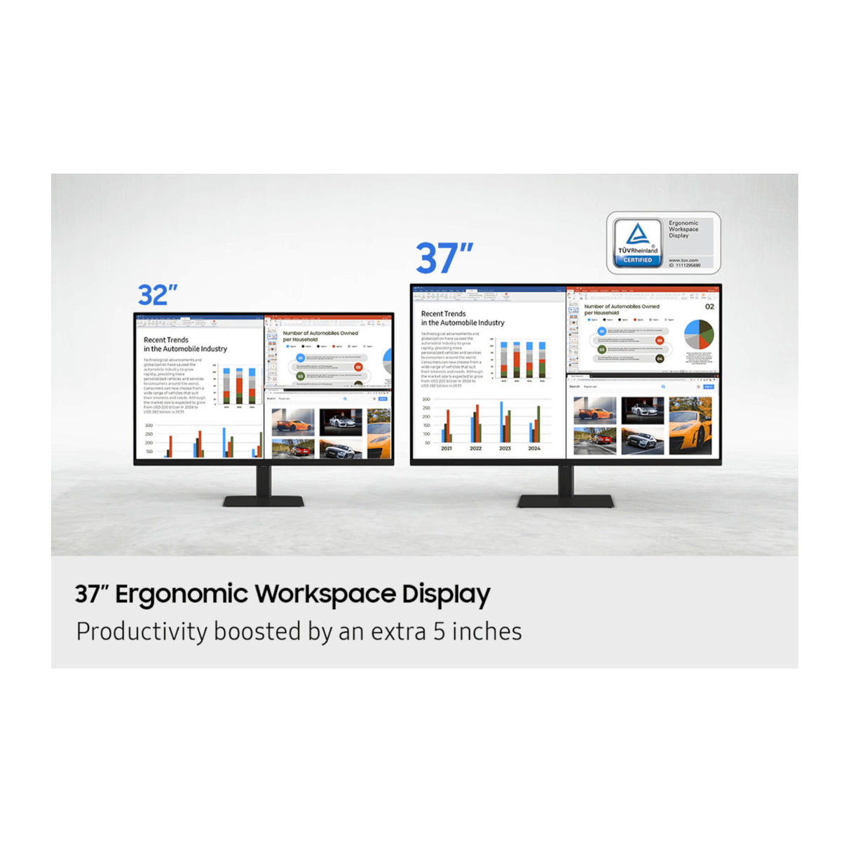 Samsung 37-Inch 4K Ultra HD 60Hz 5ms VA LED Gaming Monitor (Black)