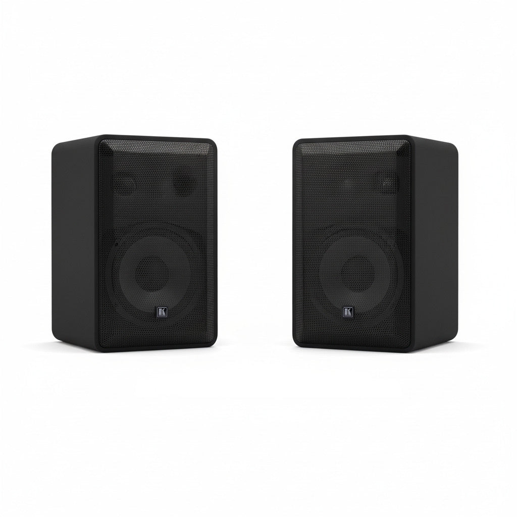 Kramer Galil 4-O 4-Inch Two Way On-Wall Speakers (Pair, Black)