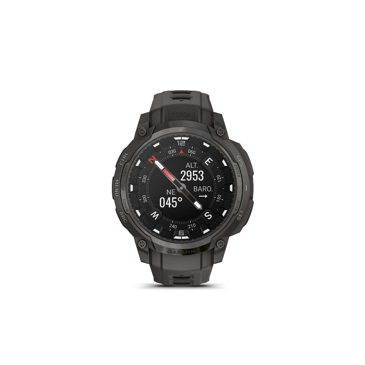 Garmin Instinct Crossover 1.2-Inch AMOLED GPS Smartwatch (Charcoal)
