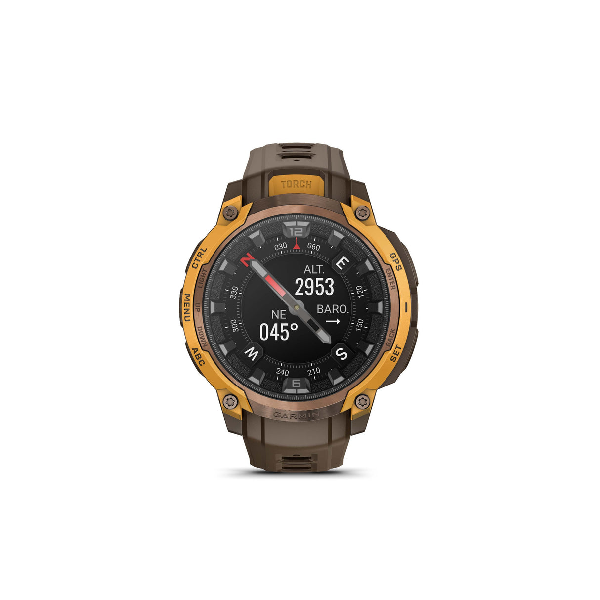 Garmin Instinct Crossover AMOLED GPS Smartwatch (Bronze/Sunburst)