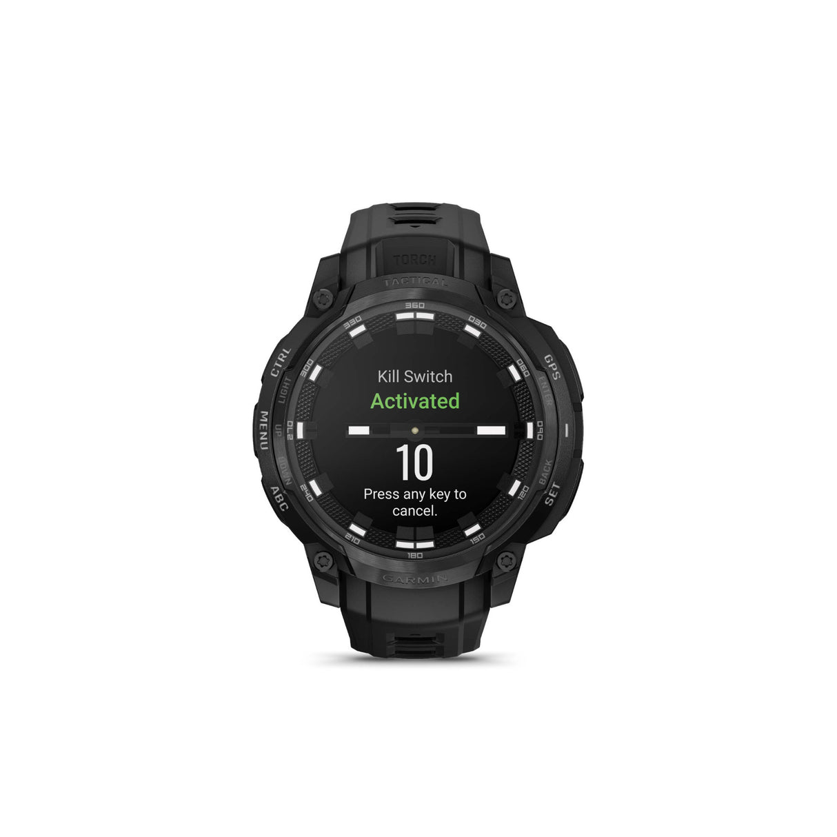 Garmin Instinct Crossover AMOLED Tactical Edition GPS Smartwatch (Black)