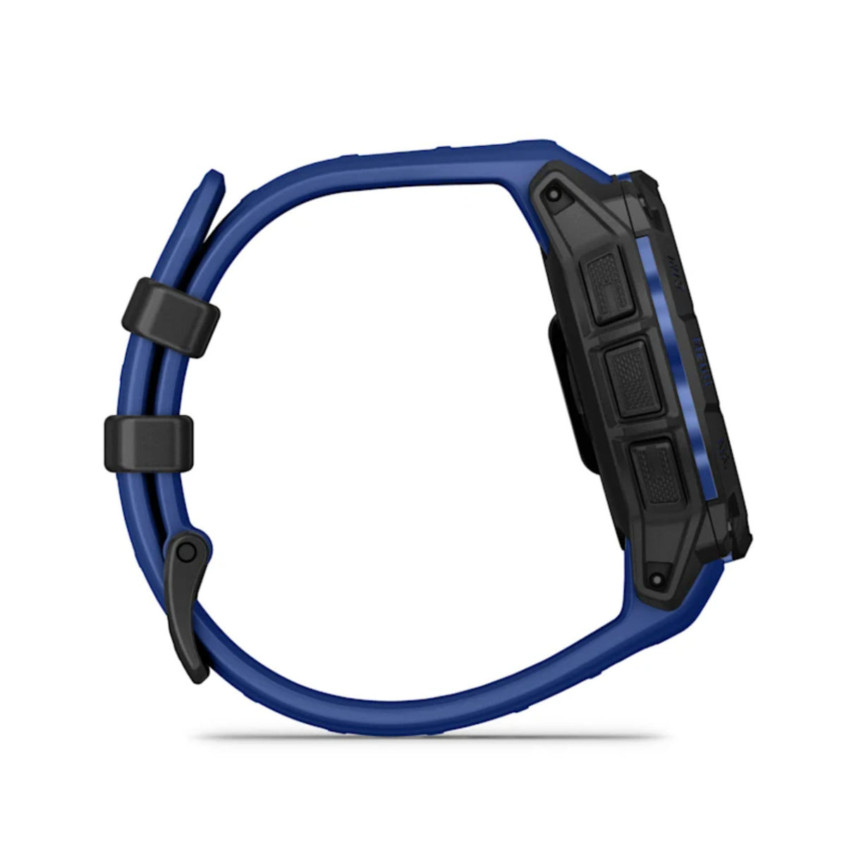 Garmin Instinct 3 AMOLED GPS Smartwatch (Black/Bolt Blue)