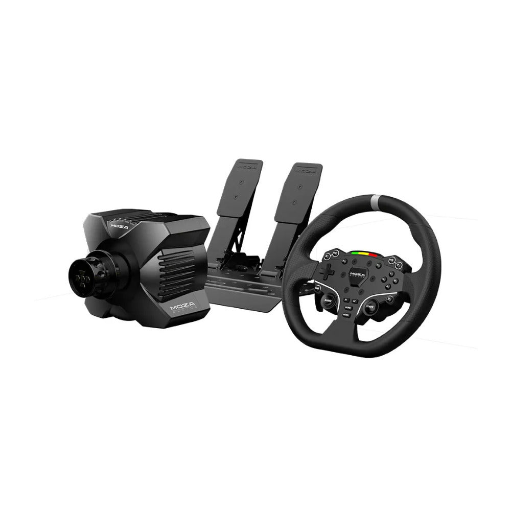 Moza R3 Direct Drive Racing Wheel Controller and Pedal Bundle for PC