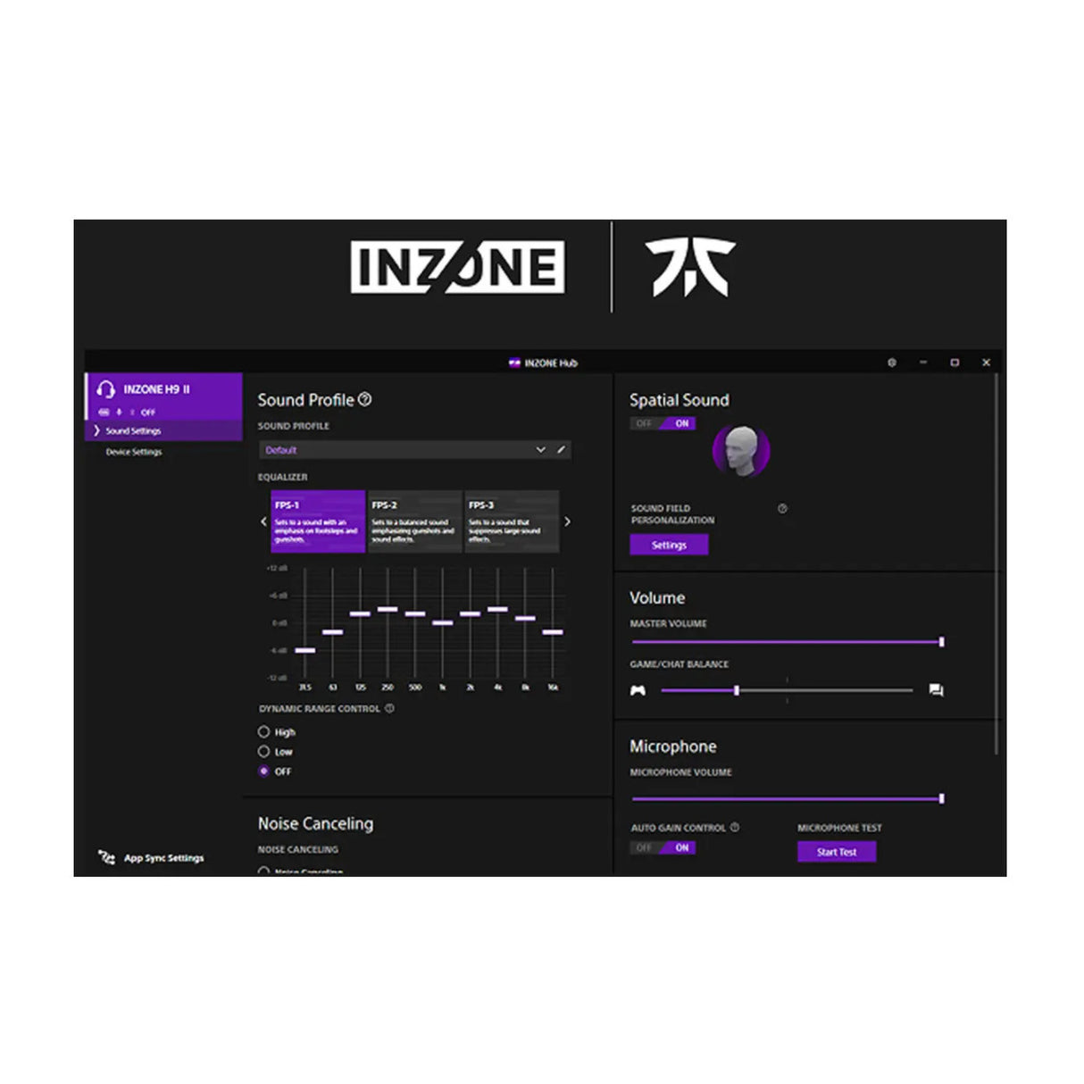 Sony INZONE H9 II Wireless Noise Canceling Gaming Headset (Black)