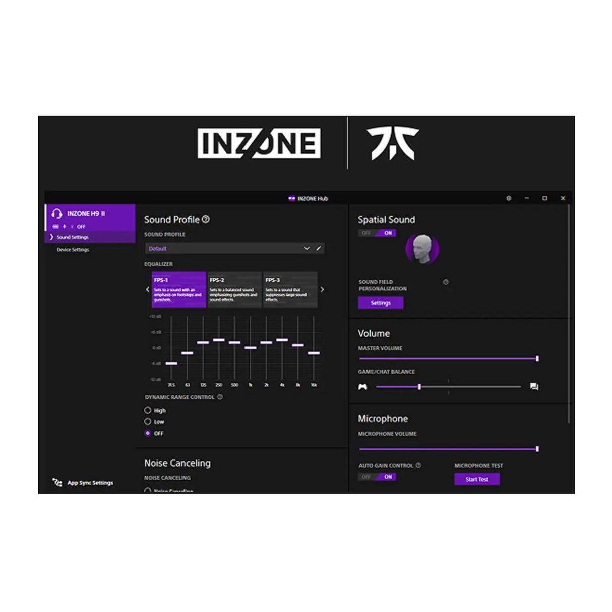 Sony INZONE H9 II Wireless Noise Canceling Gaming Headset (White)