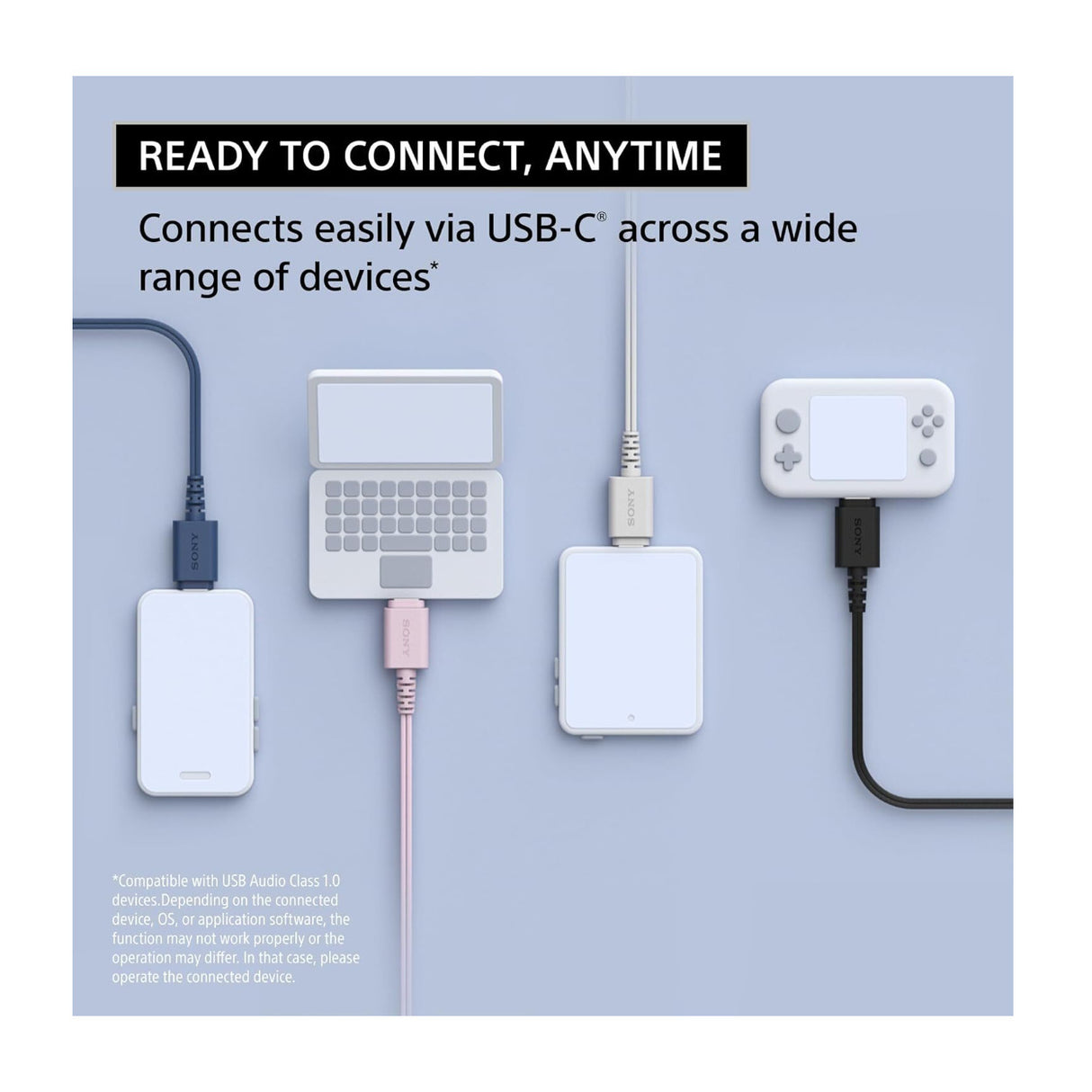 Sony IER-EX15C Wired USB-C In-ear Headphones (Black)