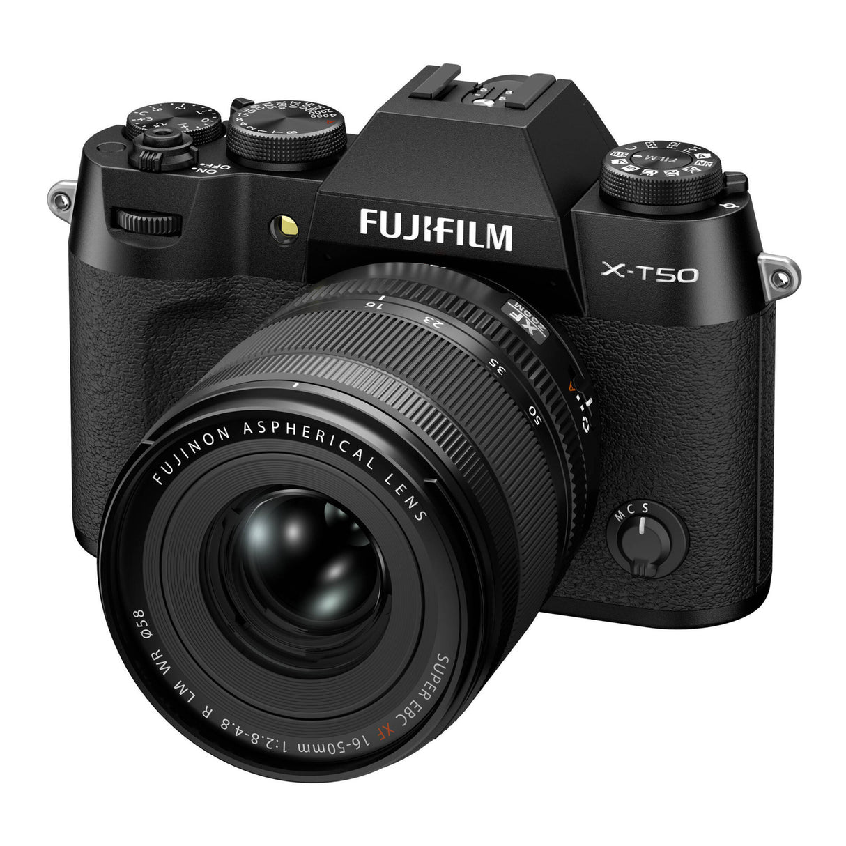 Fujifilm X-T50 BODY, BLACK with
XF16-50MM LENS KIT