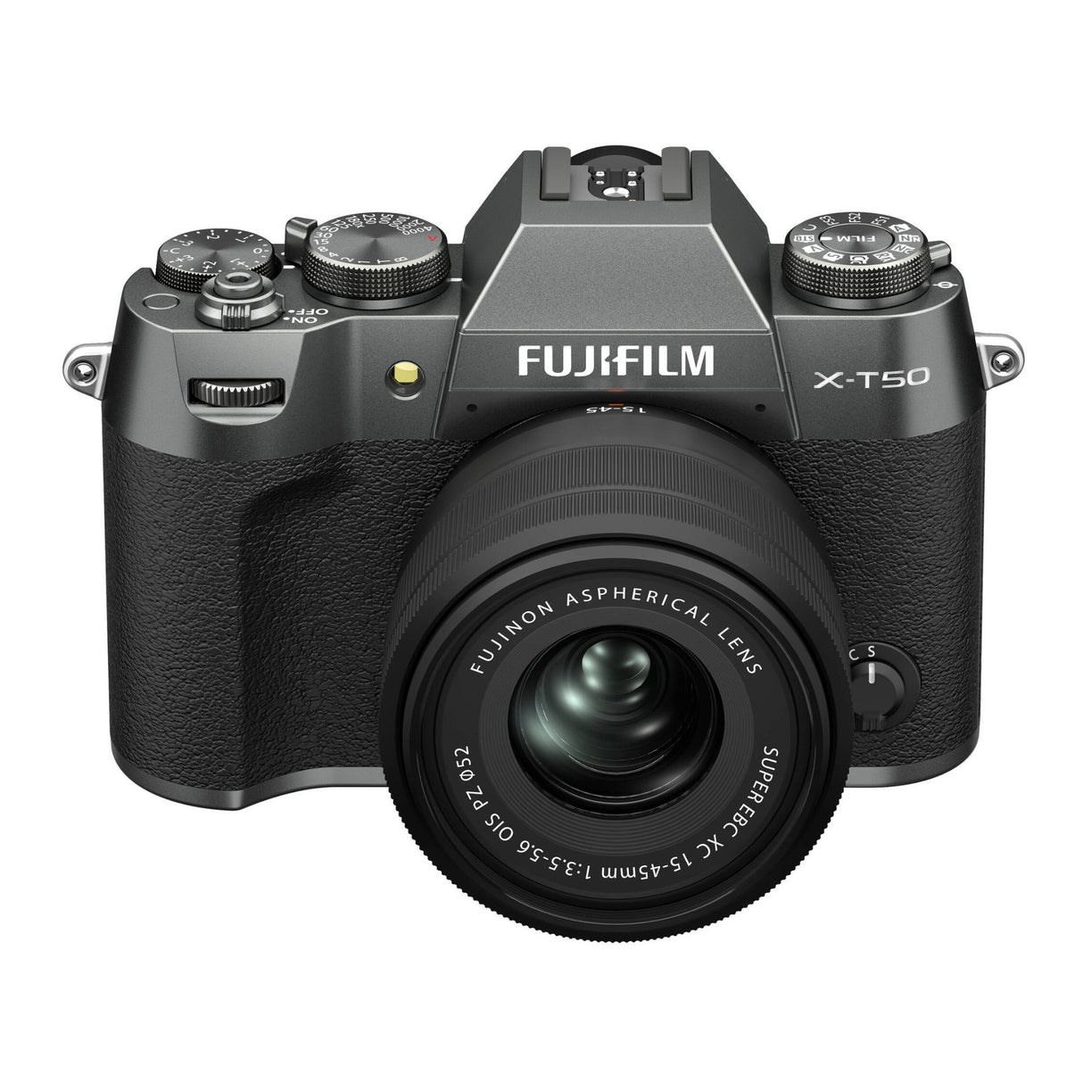 FUJIFILM X-T50 Mirrorless Camera with XC15-45mm f/3.5-5.6 Lens (Charcoal Silver)