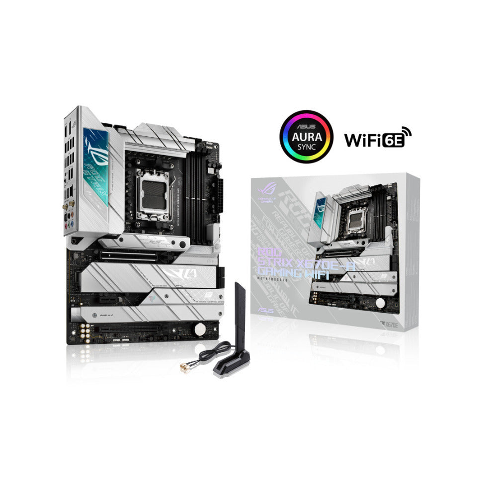 Asus ROG Strix X670E-A Gaming WiFi Motherboard with Advanced AI Cooling and DDR5