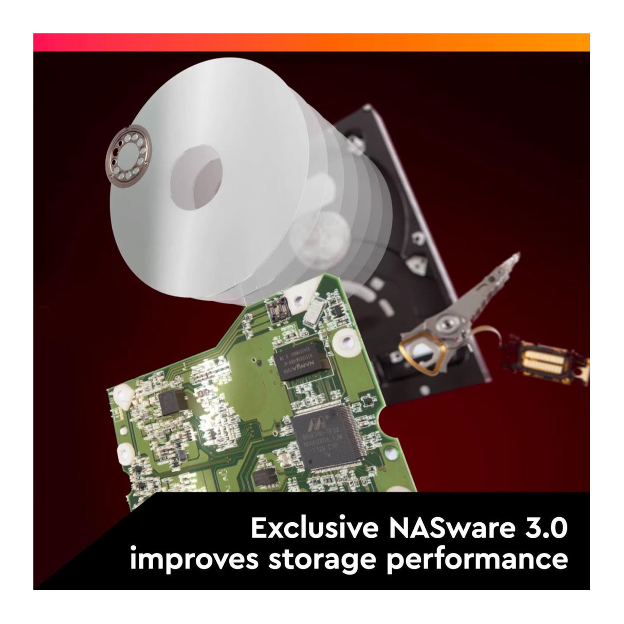 Western Digital 14TB WD Red Pro NAS Internal Hard Drive - 7200 RPM, SATA 6Gb/s