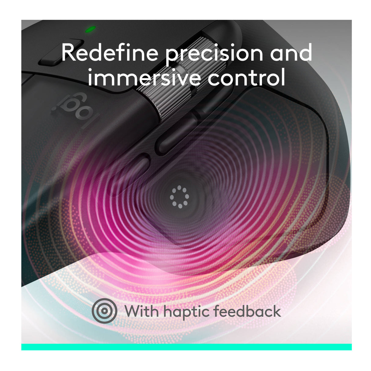 Logitech MX Master 4 Wireless Mouse - 8000 DPI Sensor, Multi-Device (Black)