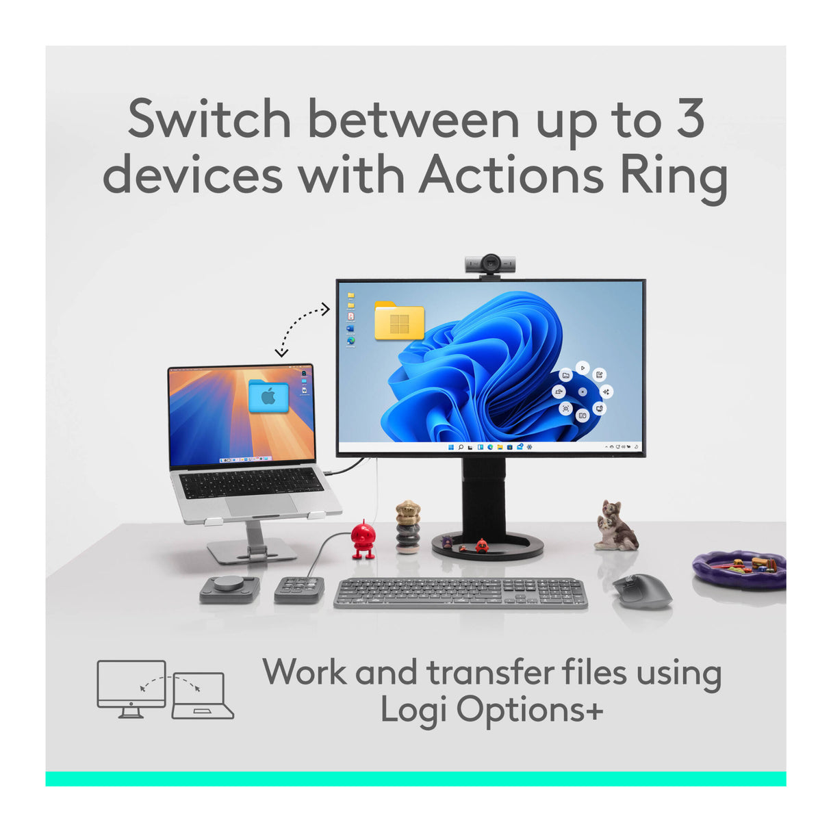 Logitech MX Master 4 Wireless Mouse - 8000 DPI Sensor, Multi-Device (Black)