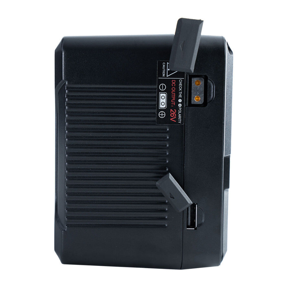 IndiPRO Tools Micro-Series 26V 265Wh Battery and Quad Charger Kit (V-Mount)