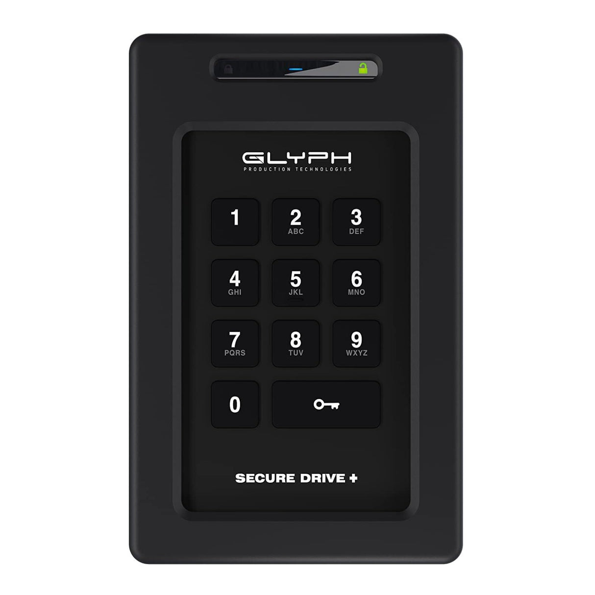 Glyph SecureDrive+ 2TB Encrypted External Drive with Keypad, Rugged Tamper-Proof