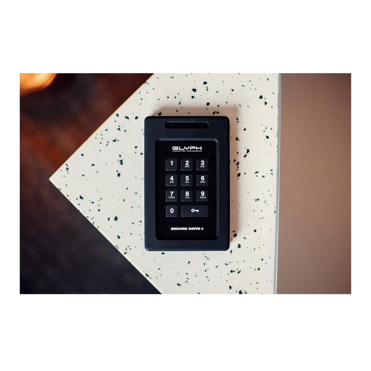 Glyph SecureDrive+ 1TB Encrypted External Drive with Keypad, Rugged Tamper-Proof