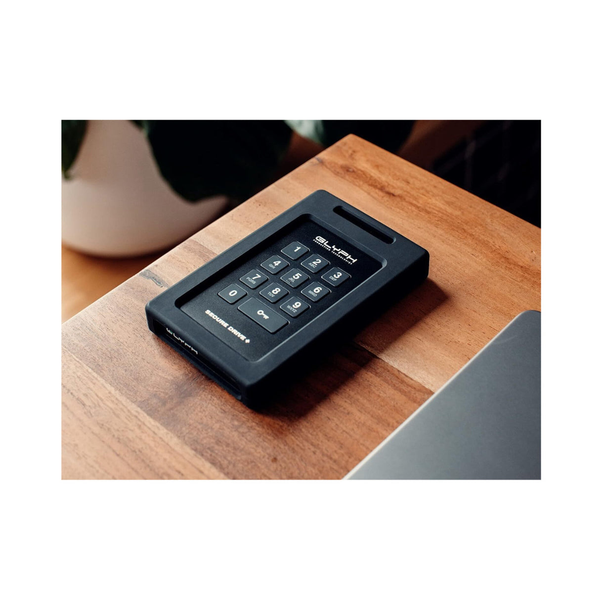 Glyph SecureDrive+ 4TB Encrypted External Drive with Keypad, Rugged Tamper-Proof