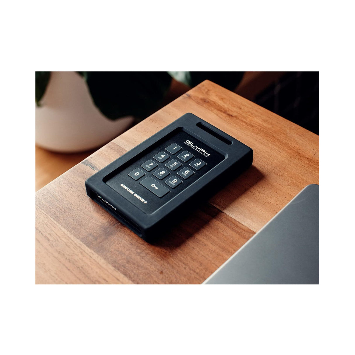 Glyph SecureDrive+ 5TB Encrypted External Drive with Keypad, Rugged Tamper-Proof