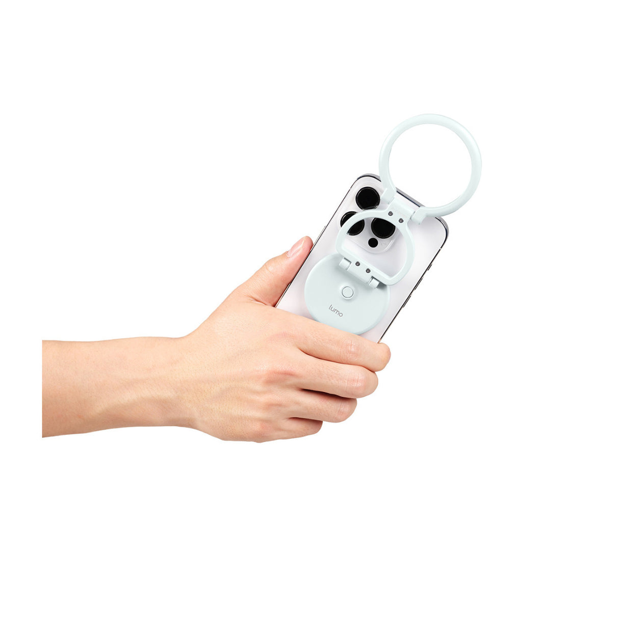 Nanlite Lumo Phone Ring Light (MagSafe Compatible) (Mint Blue)