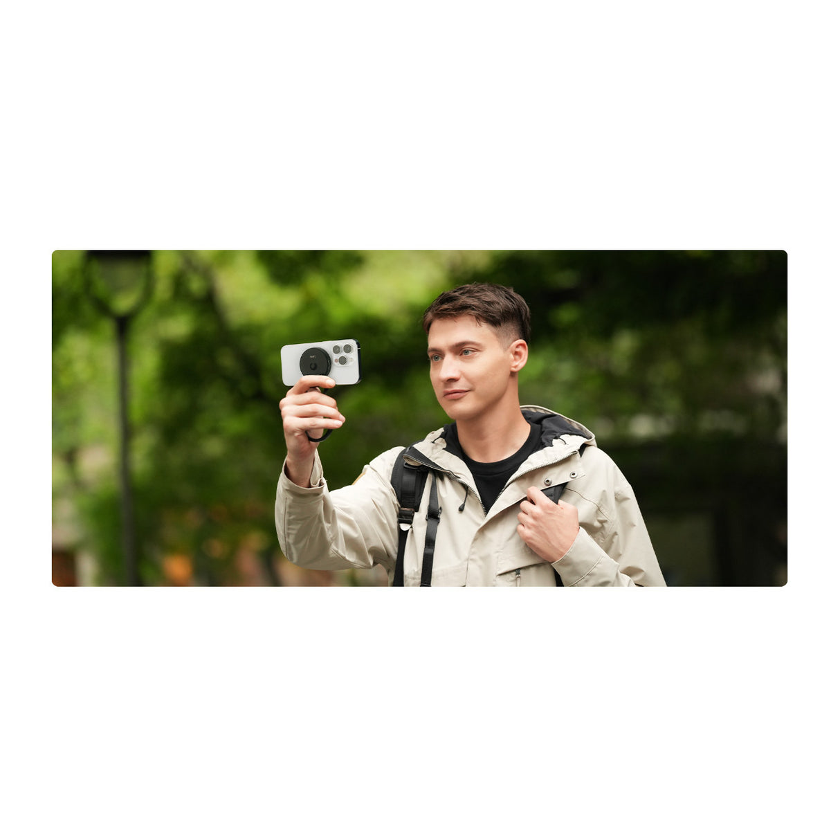 Nanlite Lumo Phone Ring Light (MagSafe Compatible) (Mint Blue)