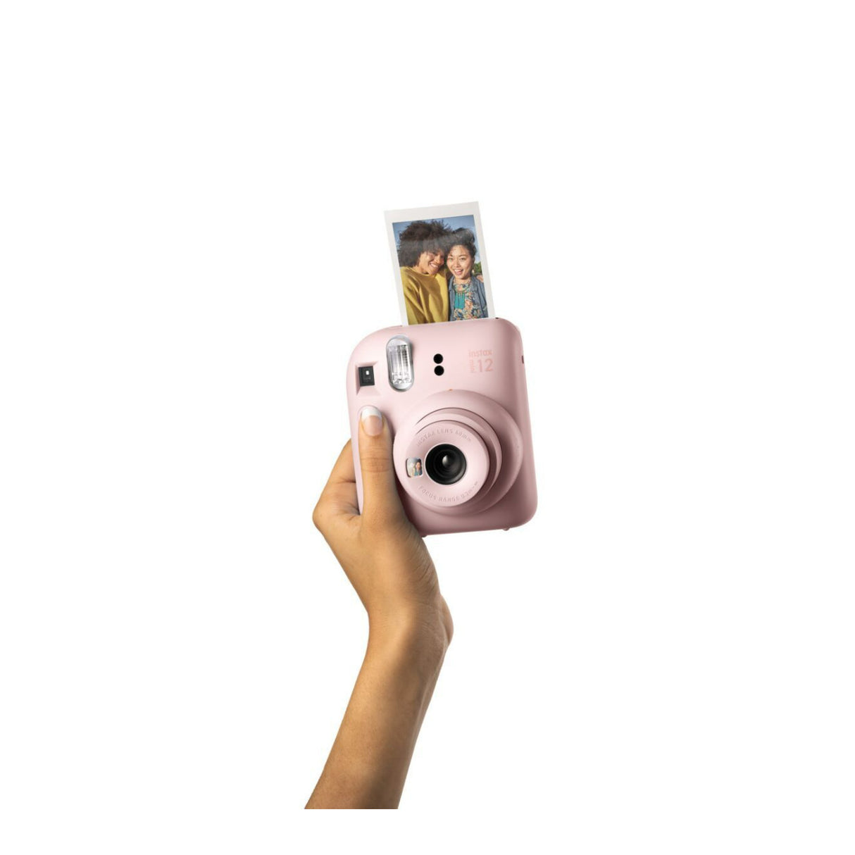Fujifilm Instax Mini 12 Blossom Pink with 60mm Lens Bundle with 20 Exposures
