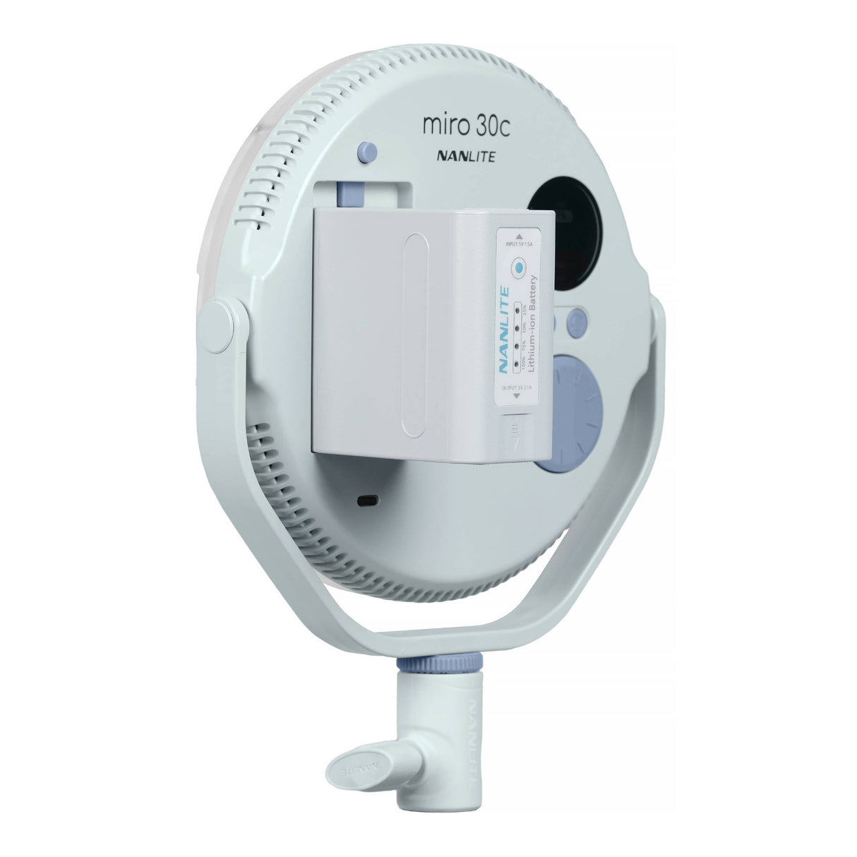 Nanlite miro 30C LED Full-Color Round Panel Light (Mint Blue)