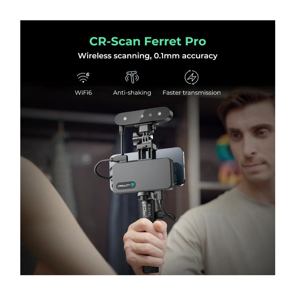 Creality CR-Scan Ferret Pro Portable Wireless 3D Scanner