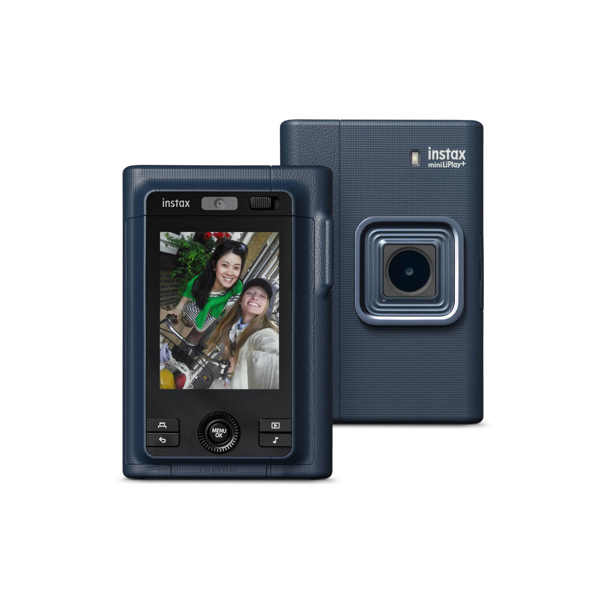 Fujifilm Instax Mini LiPlay+ Hybrid Instant Camera and Printer (Midnight Blue)