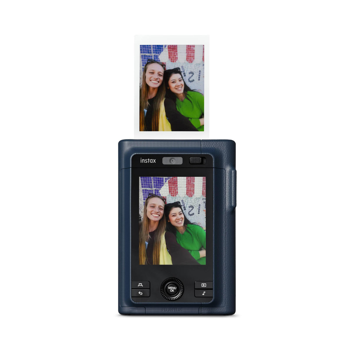Fujifilm Instax Mini LiPlay+ Hybrid Instant Camera and Printer (Midnight Blue)