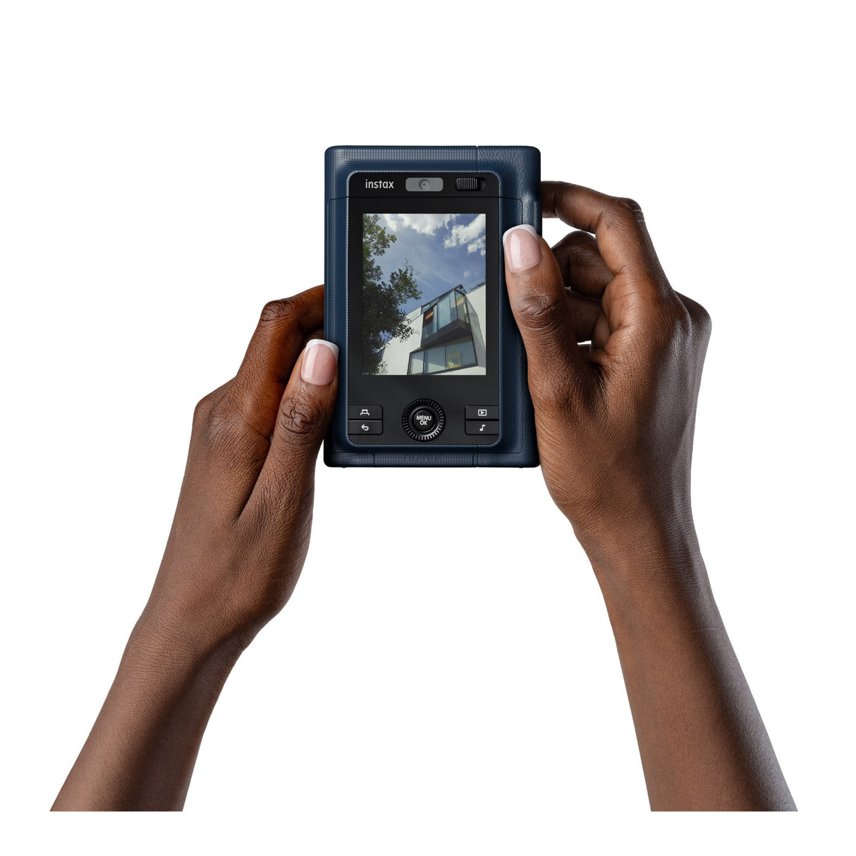 Fujifilm Instax Mini LiPlay+ Hybrid Instant Camera and Printer (Midnight Blue)