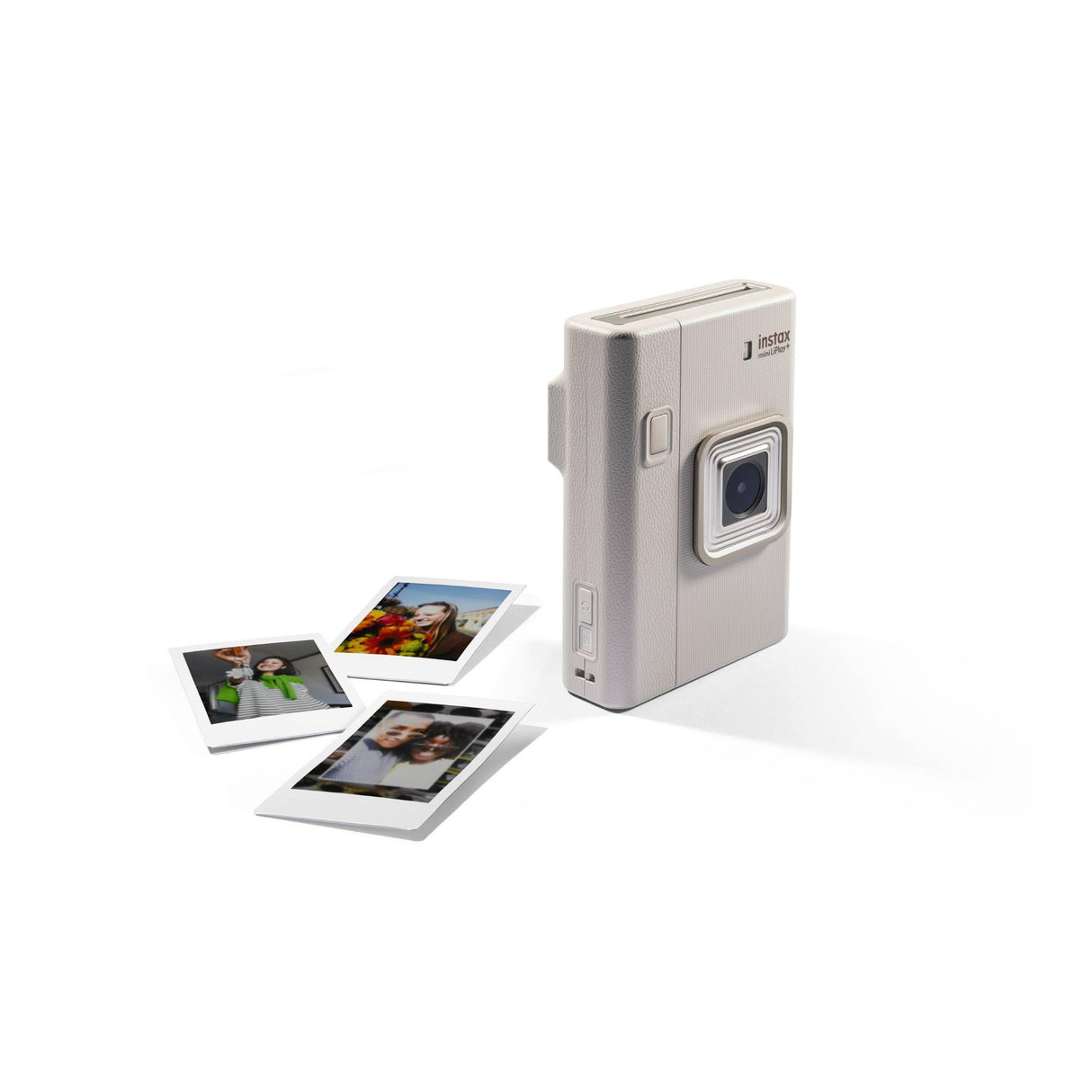 Fujifilm Instax Mini LiPlay+ Hybrid Instant Camera and Smartphone Printer (Sand Beige)