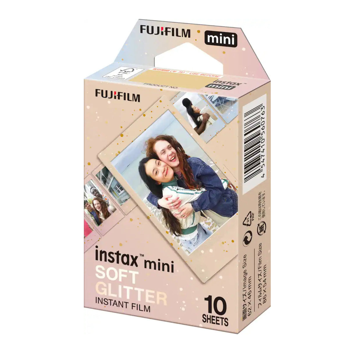 Fujifilm Instax Mini Soft Glitter Instant Film (10 Sheets)