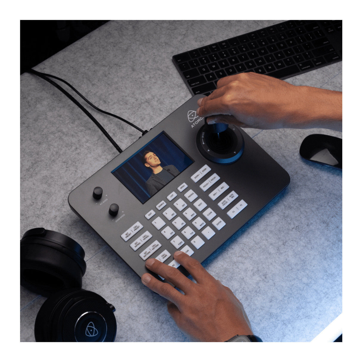 Atomos A-Eye HD-20X Auto-Tracking PTZ Camera 20X Optical Zoom CMOS Sensor Bundle