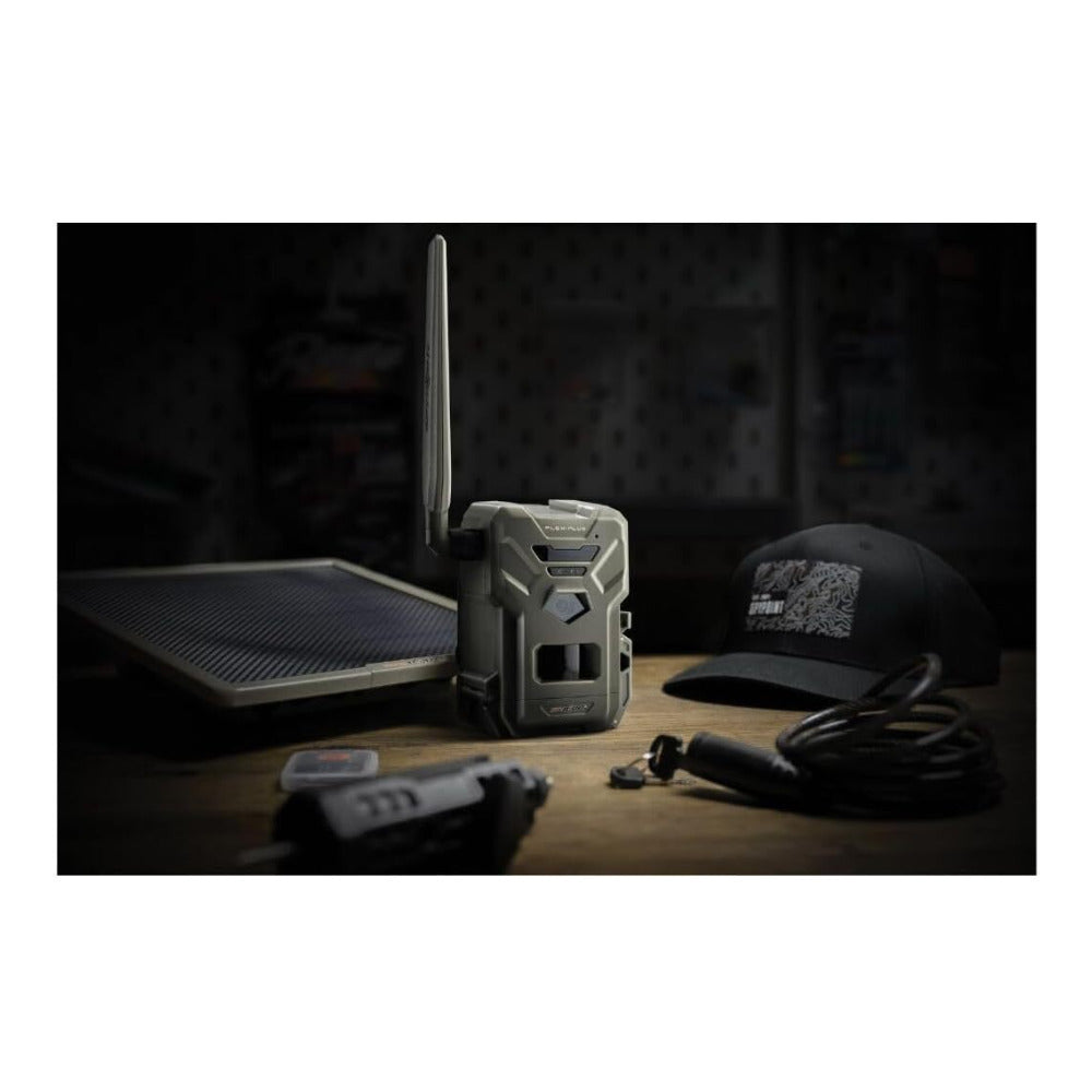 SPYPOINT Flex-Plus 1080p Cellular Trail Camera Bundle with Accessories (13 items)