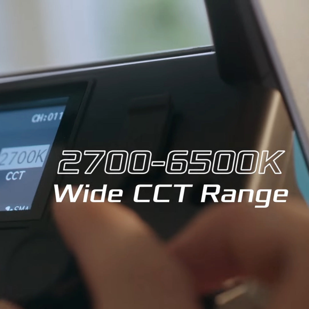 Nanlite FC300B Bi-Color LED Spotlight with Nanlite FL-20G Fresnel Lens Bundle