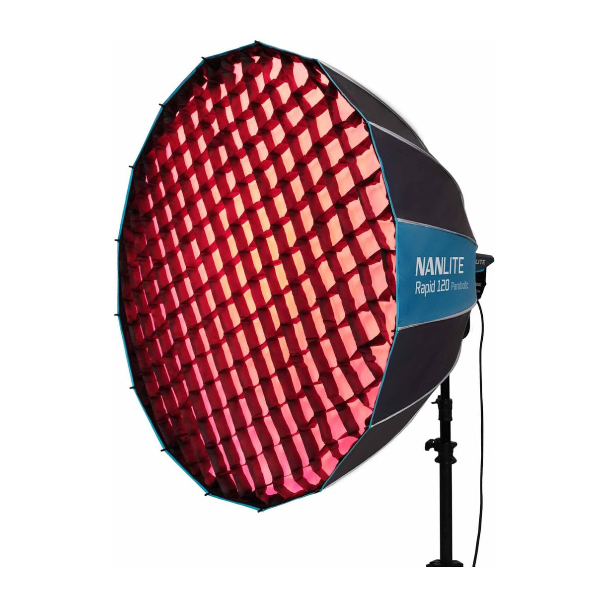 Nanlite FS-200 Daylight LED Monolight Quiet Fan Bundle with Parabolic Softbox