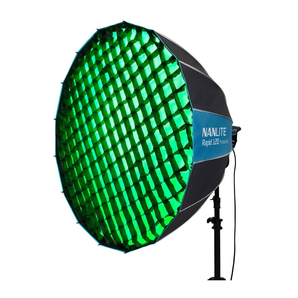 Nanlite FS-200 Daylight LED Monolight Quiet Fan Bundle with Parabolic Softbox