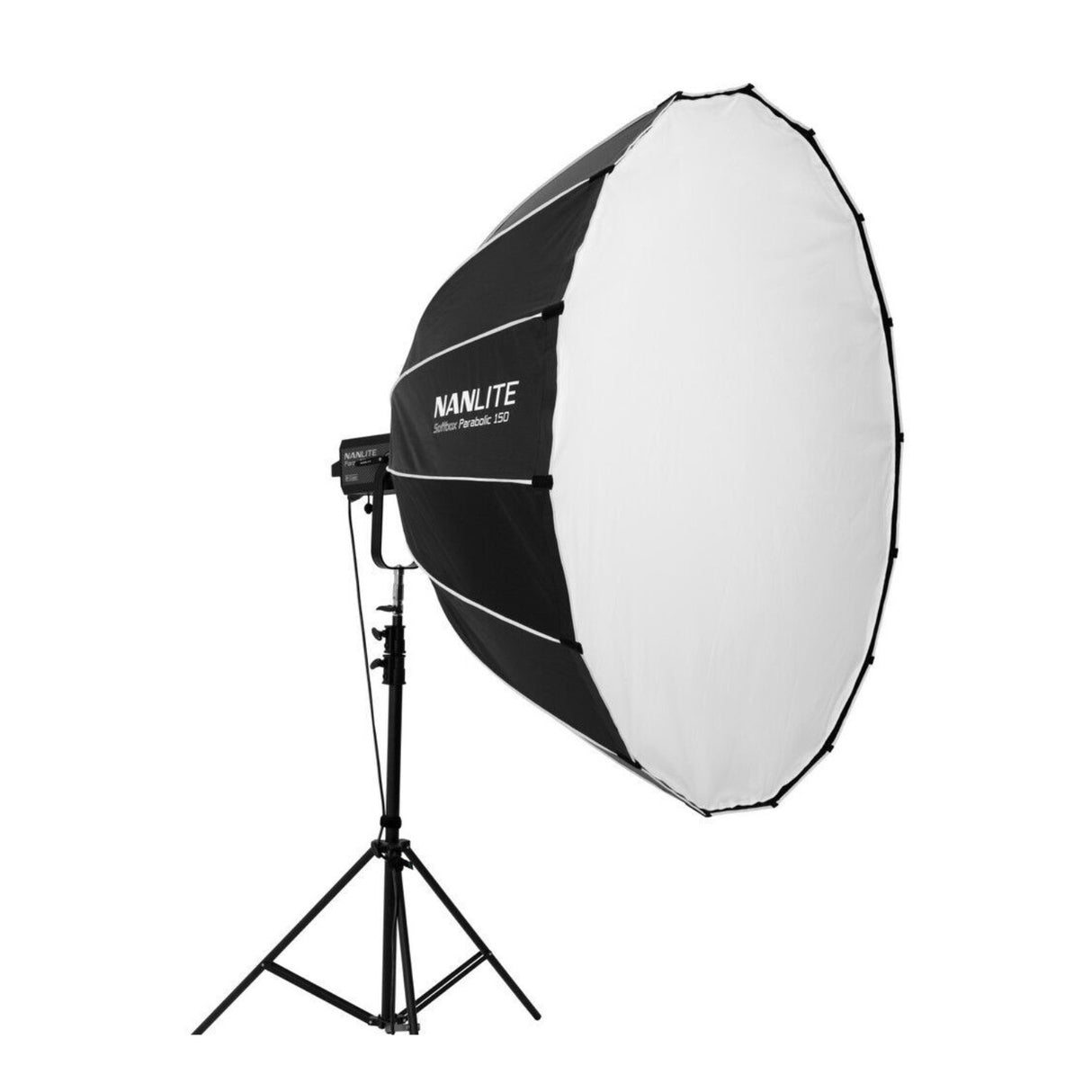 Nanlite FS-200 Daylight LED Monolight Bundle with Parabolic 150 Softbox